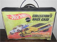 1960/70's Hot Wheels Collectors Case & Cars