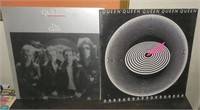 (2) Vintage Queen Vinyl LP Record Albums