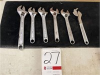 (6) Adjustable Wrenches