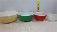 Fire King and Pyrex Bowls