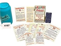 Antique Pharmacy Drug Medicine Label Lot