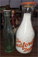 PLUTO WATER AND BEDFORD DAIRY JARS