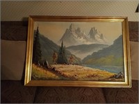 De Nooyer - Mountain Original Painting