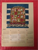 Sadao Watanabe - Noah's ark Calendar Print