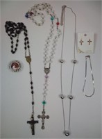 Sterling Silver And Rosaries