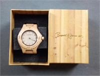 Russell & Jones Wooden Watch