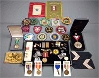 Military Badges and Medals