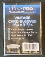 Ultra Pro Vintge Card Sleeves 50 CT