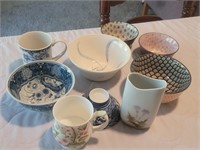 Misc group of pottery, China and more