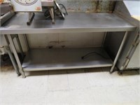 Stainless Steel Table 60wx24dx32H
