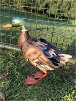 Metal Duck Yard Decor - Wings Move