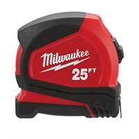Milwaukee Tool 25' X 1" Tape Measure - 1/16" Gradu