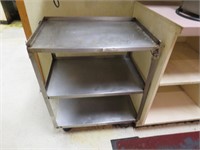 3 Tier Cart 27x18x32 Stainless Steel