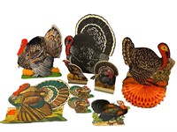 Vintage THANKSGIVING FALL Decorations Lot
