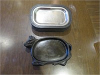 4 Stainless Steel Hot Plates, 3 Bull Cast Iron