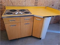 Vintage Republic Steel Kitchens Cabinets w/ Stove