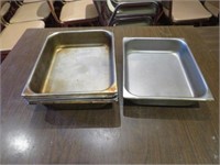6 Stainless Steel Trays 10.5x12 3/4