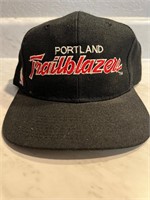 Vtg Sports Specialties Portland Blazers Hat Script
