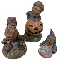 Collection of 3 Cairn Studio Gnomes