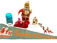 Vintage SANTA Theme Christmas Decorations