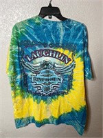 Vintage Tie Dye Motorcycle River Run Shirt