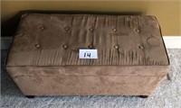 Upholstered Storage Chest Seat