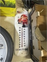 METAL RTE 66 THERMOMETER