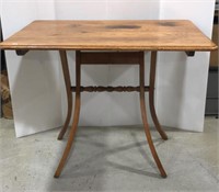 Vintage Fold Up Oak Table 36x24