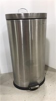 Stainless Trash Can with Step lid (13gal)