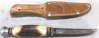 FA Bower Dist Co Solingen Blade Knife & Sheath