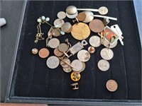 Coins tokens jewelry