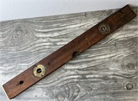 Antique Stanley No. 30 Adjustable Level, Wood and