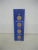2007 PRESIDENTIAL ONE DOLLAR COINS COLLECTION
