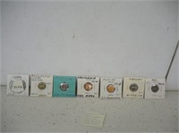 COLLECTION OF 7 TRANSPORTATION TOKENS
