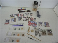 VINTAGE STRAIGHT EDGE RAZOR,STAMPS,CARDS,WATCHES,+