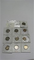 10 Assorted Buffalo Nickels worth $1.50 each