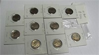 10 Assorted Buffalo Nickels worth $3.00 each