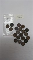 20 Assorted Indian Head Pennies worth $3 each