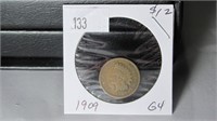 1909 Indian Head Penny - G4 Condition