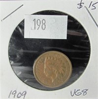 1909 Indian Head Penny - VG8 Condition