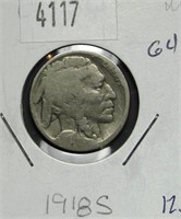 1918 S Buffalo Nickel G4 Condition