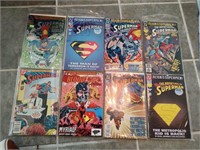 8 Superman Comic Books