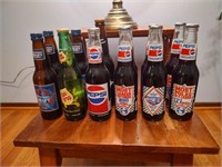 12 Collectible Soda Bottles