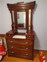 Antique Victorian Eastlake Dresser