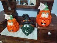 Vintage Dan-Dee Foam Halloween Decorations