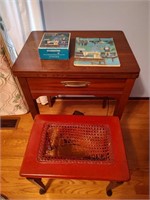 Sewing Machine Table & Stool