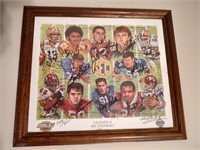 Legends of SEC Football Autographed Print