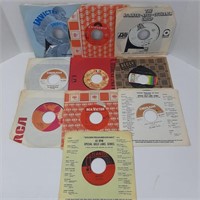 10 x Mixed 45 rpm Classic Records