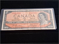1954 Canadian $2