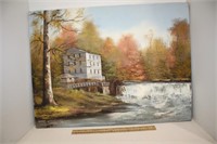 Melba Berry Watermill Painting